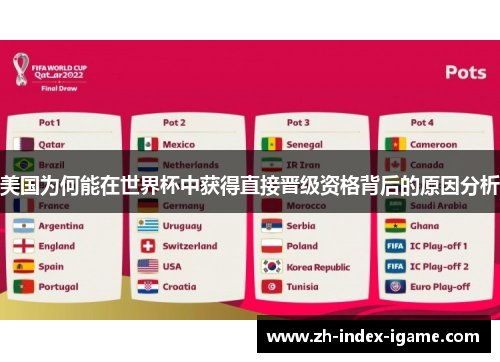 美国为何能在世界杯中获得直接晋级资格背后的原因分析